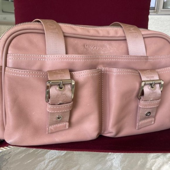 Longchamp Leather Pink shoulder bag, gently used - Picture 6 of 6